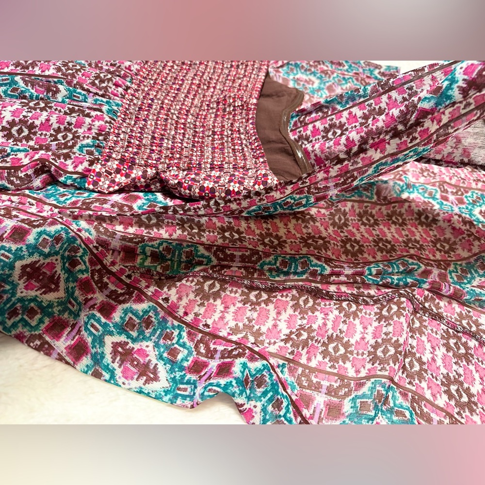 Cute Multi colored sun tube maxi dress size small - Picture 12 of 16